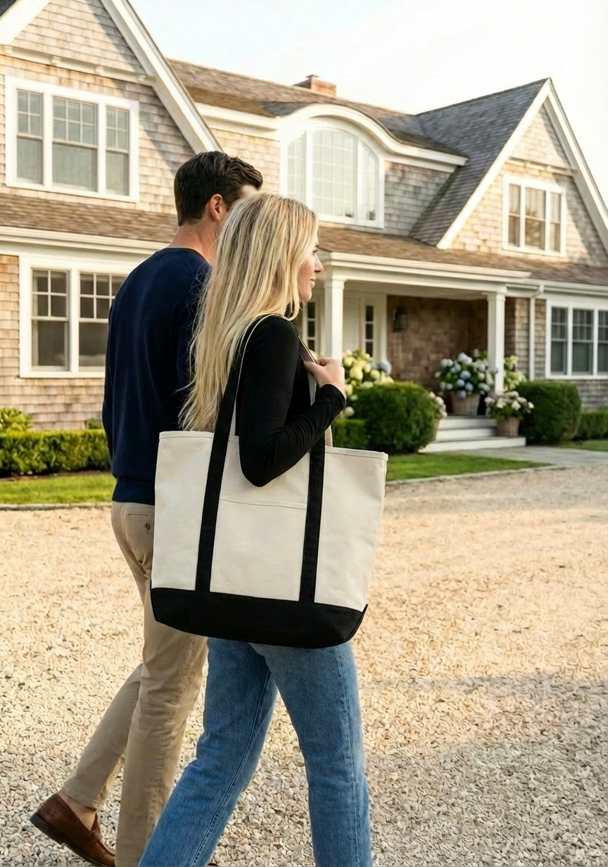 Large Amazon zip tote — Avenue Quarter