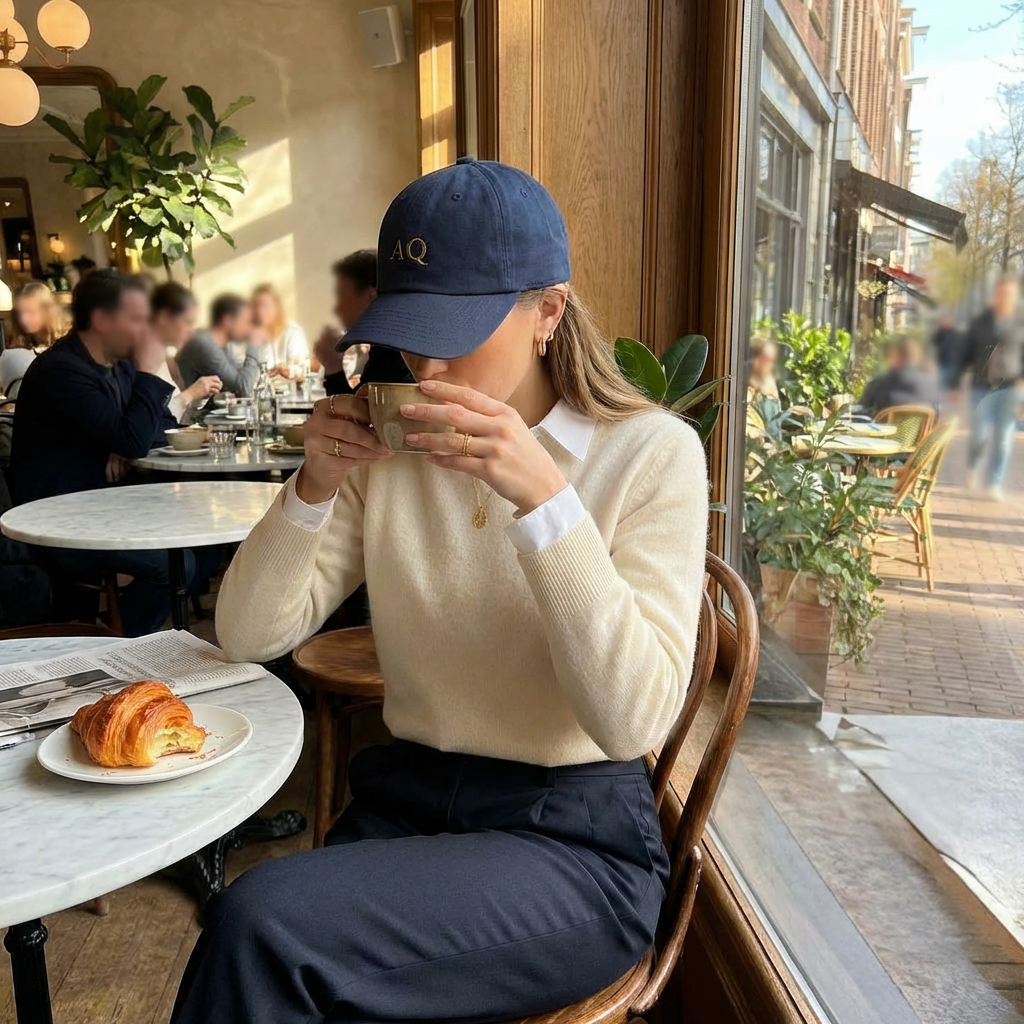 Avenue Quarter AQ monogram cap