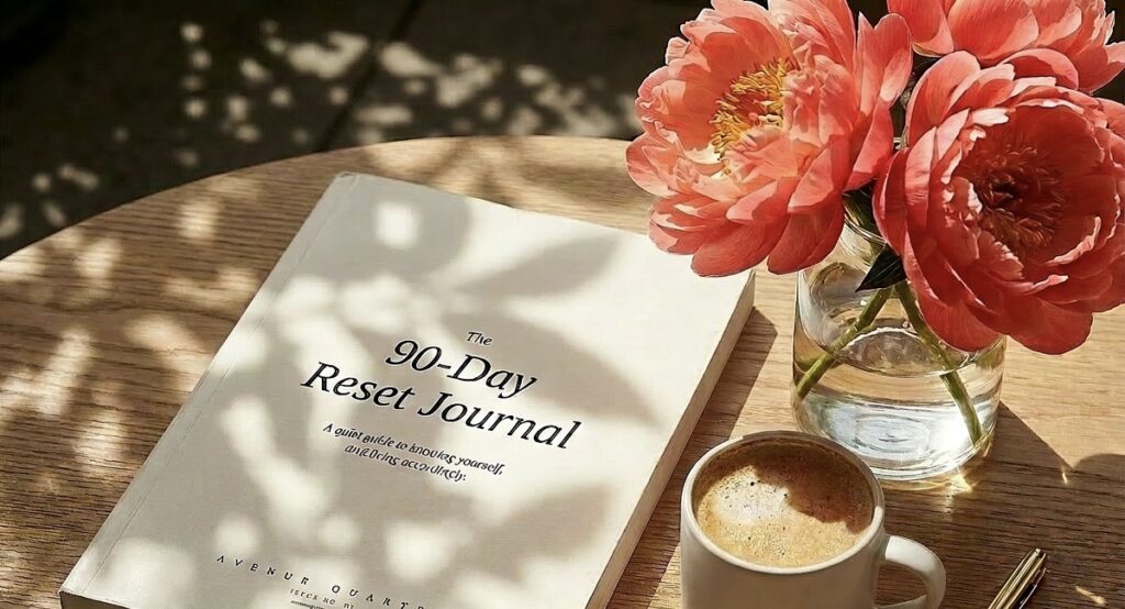 90-Day Reset Guided Journal — Avenue Quarter Wellness Collection