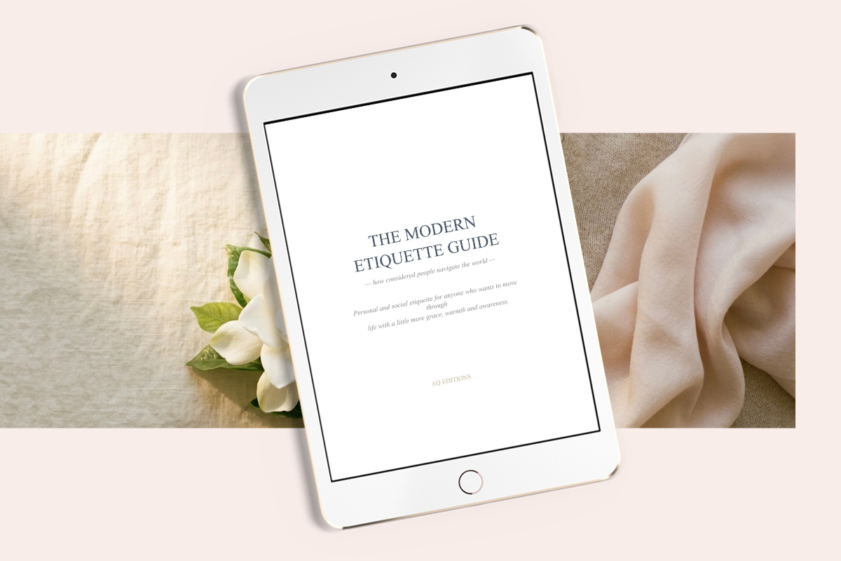 The Modern Etiquette Guide
